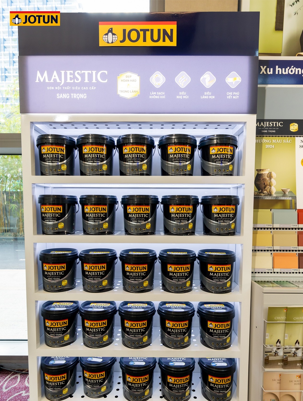 Giá sơn jotun trong nhà thùng 18L bao nhiêu tiền