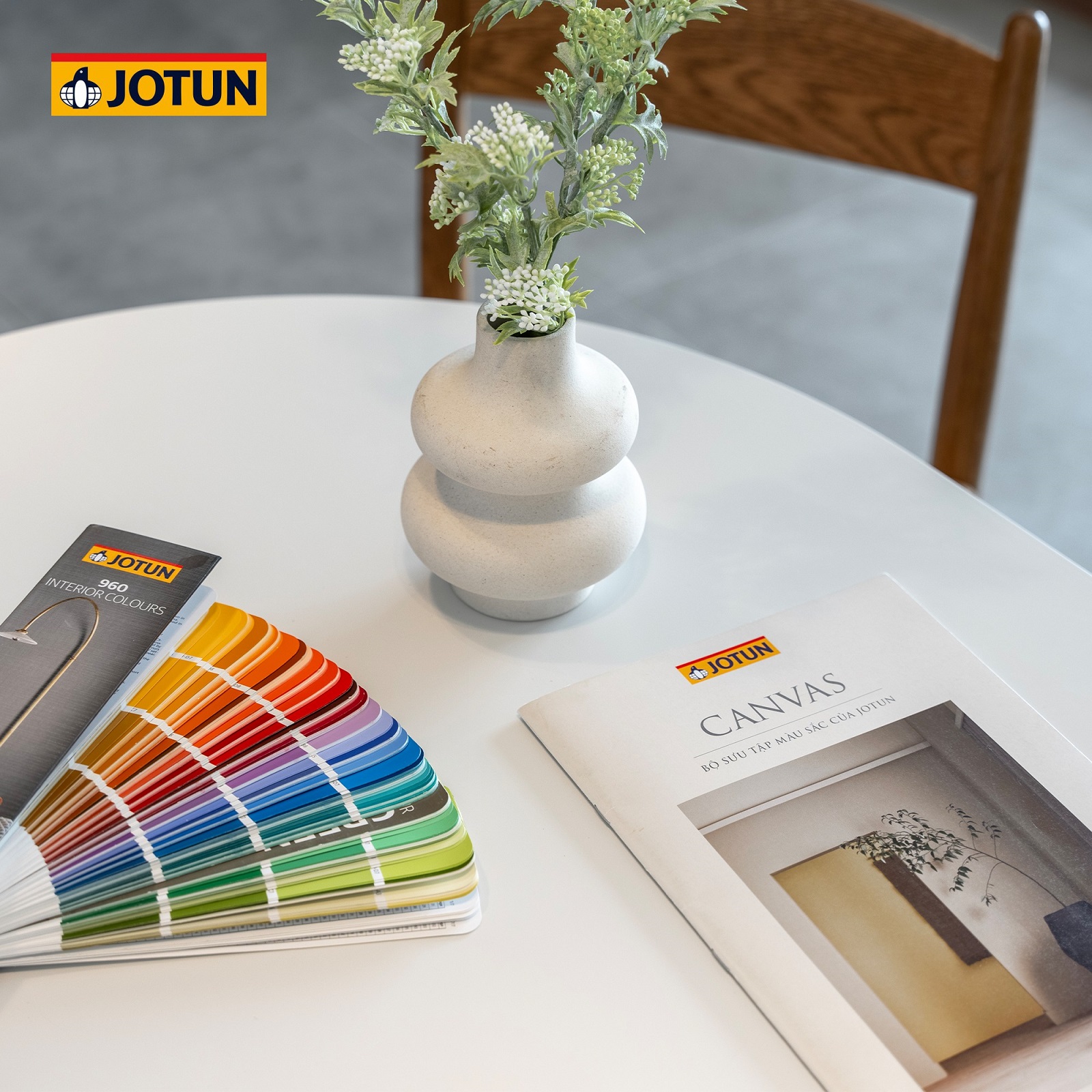 phối màu sơn jotun 3D miễn phí