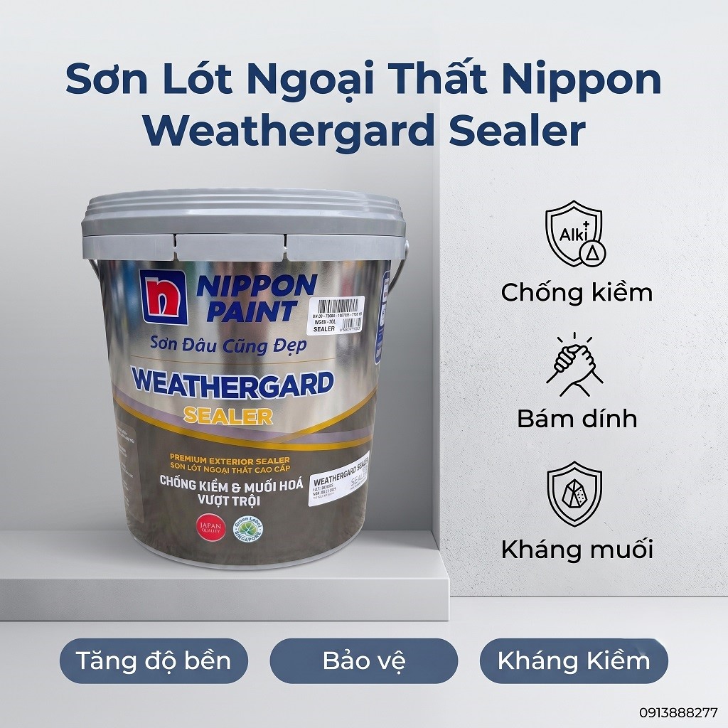 Sơn Lót Ngoại Thất Nippon Weathergard Sealer