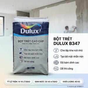 Bột Trét Dulux Trong Nhà B347 Bao 40kg