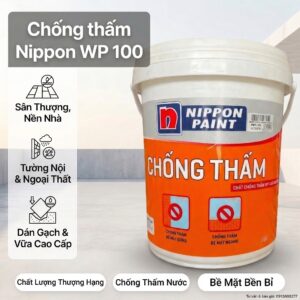 Chất Chống Thấm Nippon WP 100 Pha Xi Măng 20kg