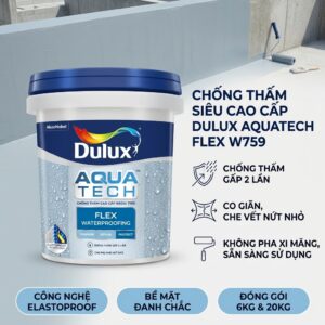 Sơn Chống Thấm Dulux Aquatech Flex W759 20kg