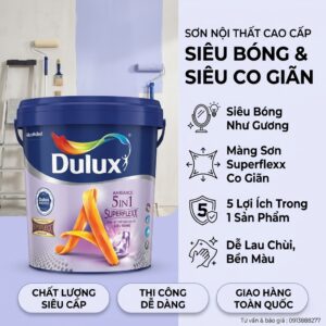Sơn Dulux 5in1 Superflexx Che Phủ Vết Rạn Nứt 5L