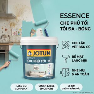 Sơn Jotun Essence Che Phủ Tối Đa Bóng 15L