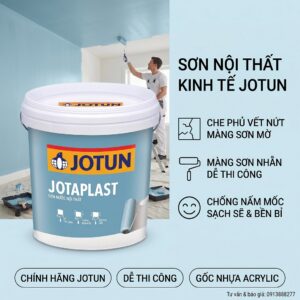 Sơn Jotun Jotaplast Kinh Tế Giá Rẻ 17L