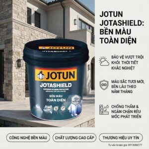 Sơn Jotun Jotashield Bền Màu Toàn Diện 15L