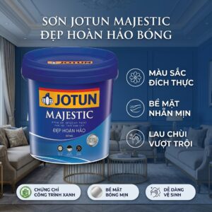 Sơn Jotun Nội Thất Majestic Đẹp Hoàn Hảo Bóng 15L