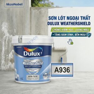 Sơn Lót Dulux WeatherShield Ngoại Thất A936 - 15L