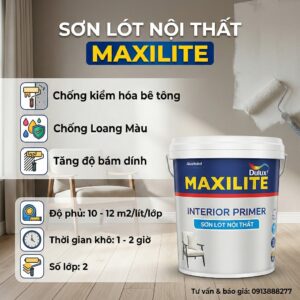Sơn Lót Maxilite Nội Thất 15L