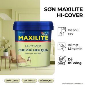 Sơn Maxilite nội thất Hi-Cover 15L