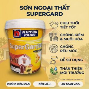 Sơn Nippon Ngoại Thất Supergard 17L