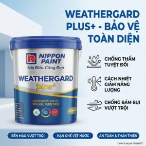 Sơn Nippon Ngoại Thất Weathergard Plus 15L