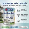 Sơn Nippon Ngoại Thất Weathergard Siêu Bóng 5L