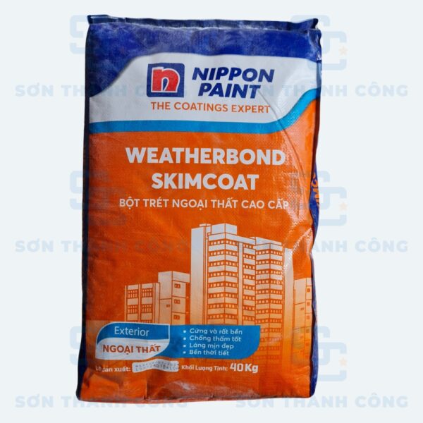 Bột trét tường Nippon Weatherbond Skimcoat