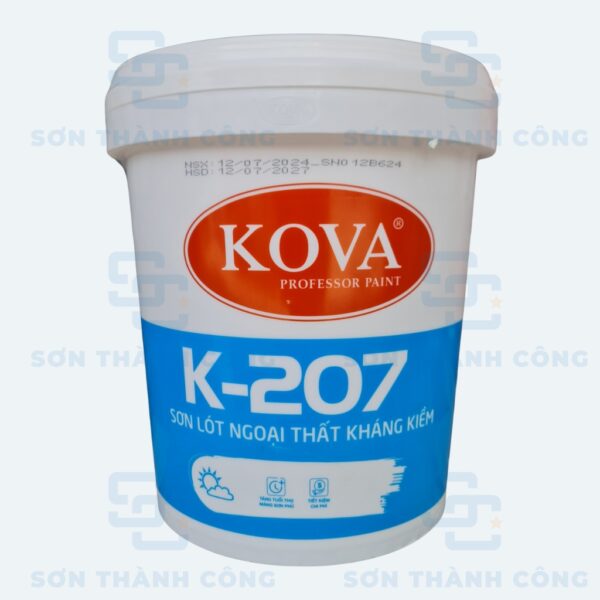 Sơn lót chống kiềm Kova K207 ngoài trời