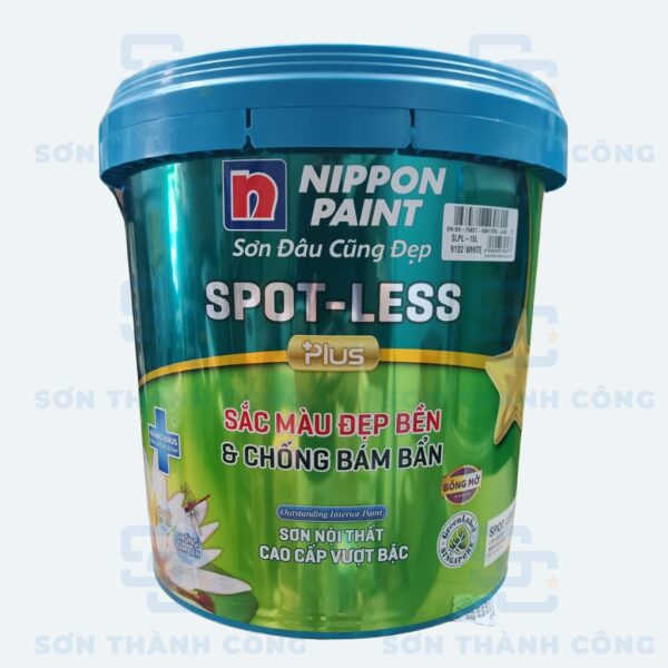 Sơn Nippon Spot-less Plus chống bám bẩn